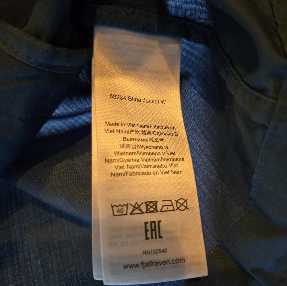 Fjallraven Women's Stina Indigo Blue Size XL - Picture 13 of 15